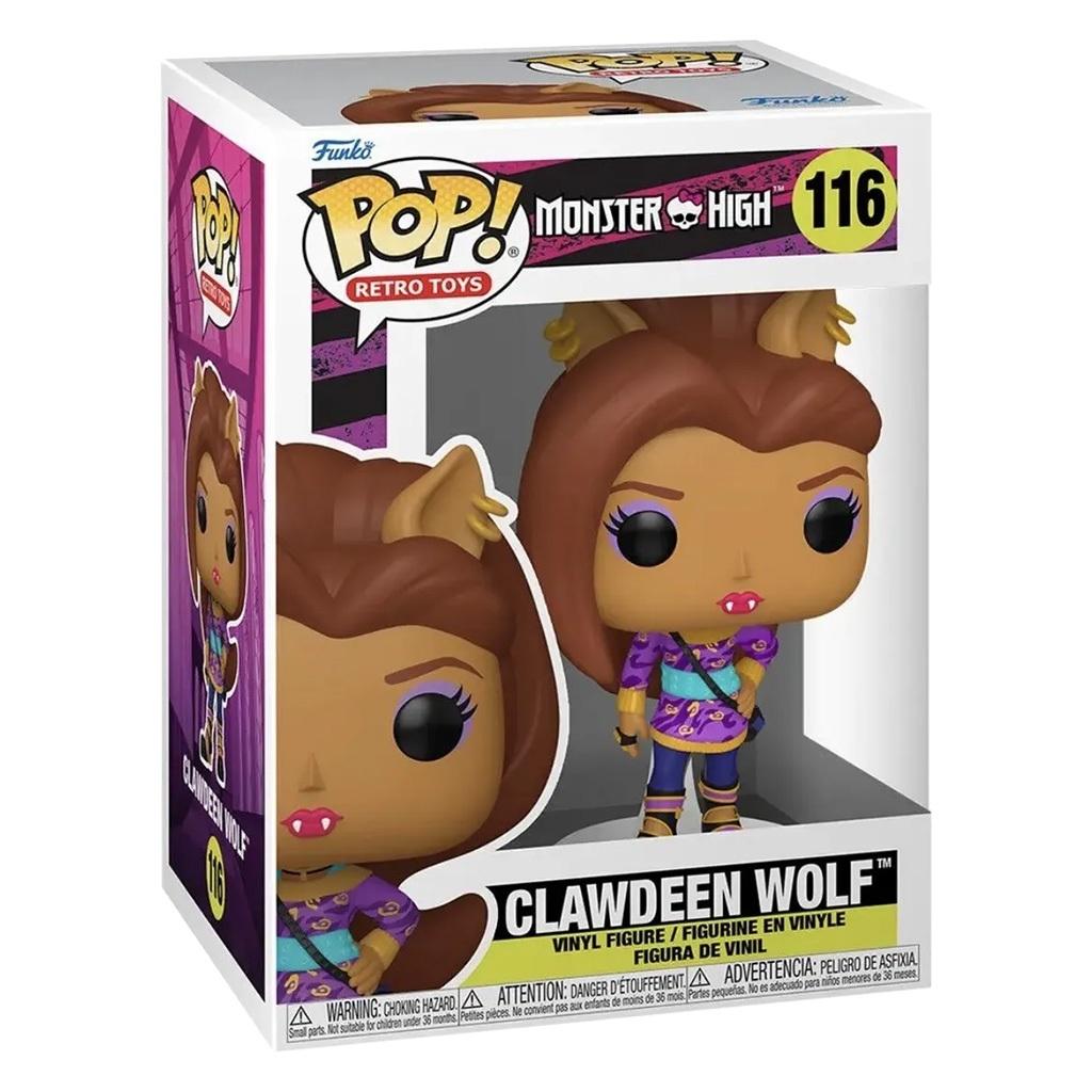 Funko Pop Retro Toys Monster High - Clawdeen Wolf 116 Novo Original