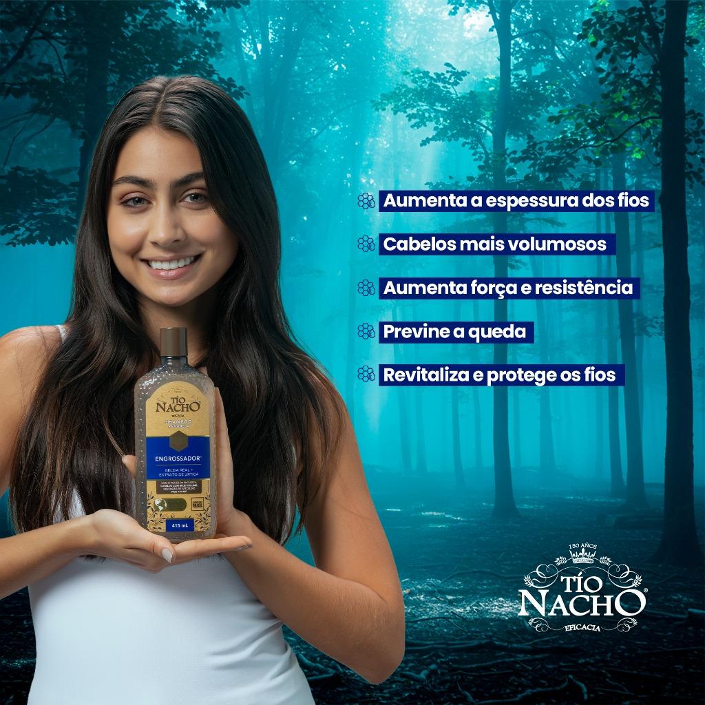 Shampoo Tio Nacho Engrossador 415ml - Antiqueda E Mais Volume