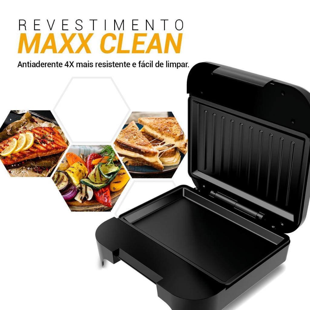 Sanduicheira E Grill Philco 2 Em 1 Antiaderente 750W Pgr25a