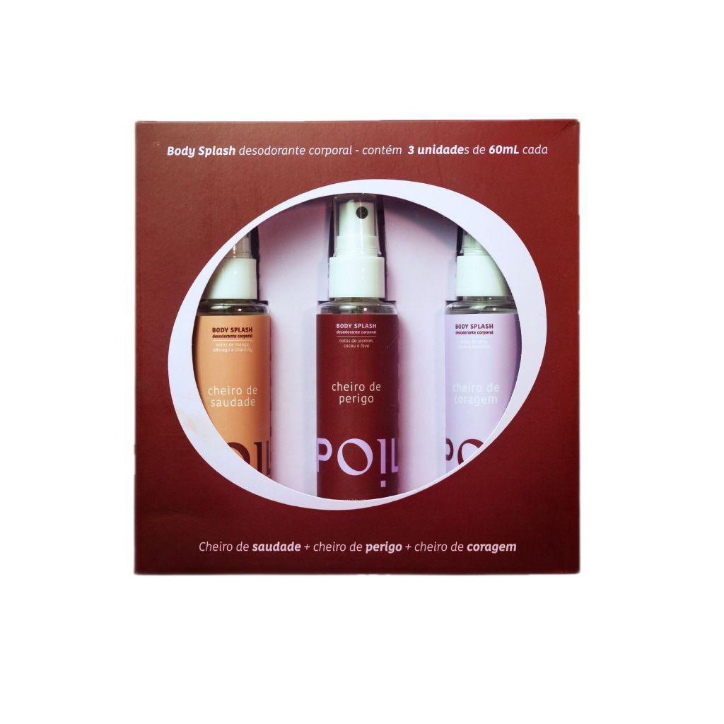 Kit Mini Body 3 Fragrâncias (60ml)