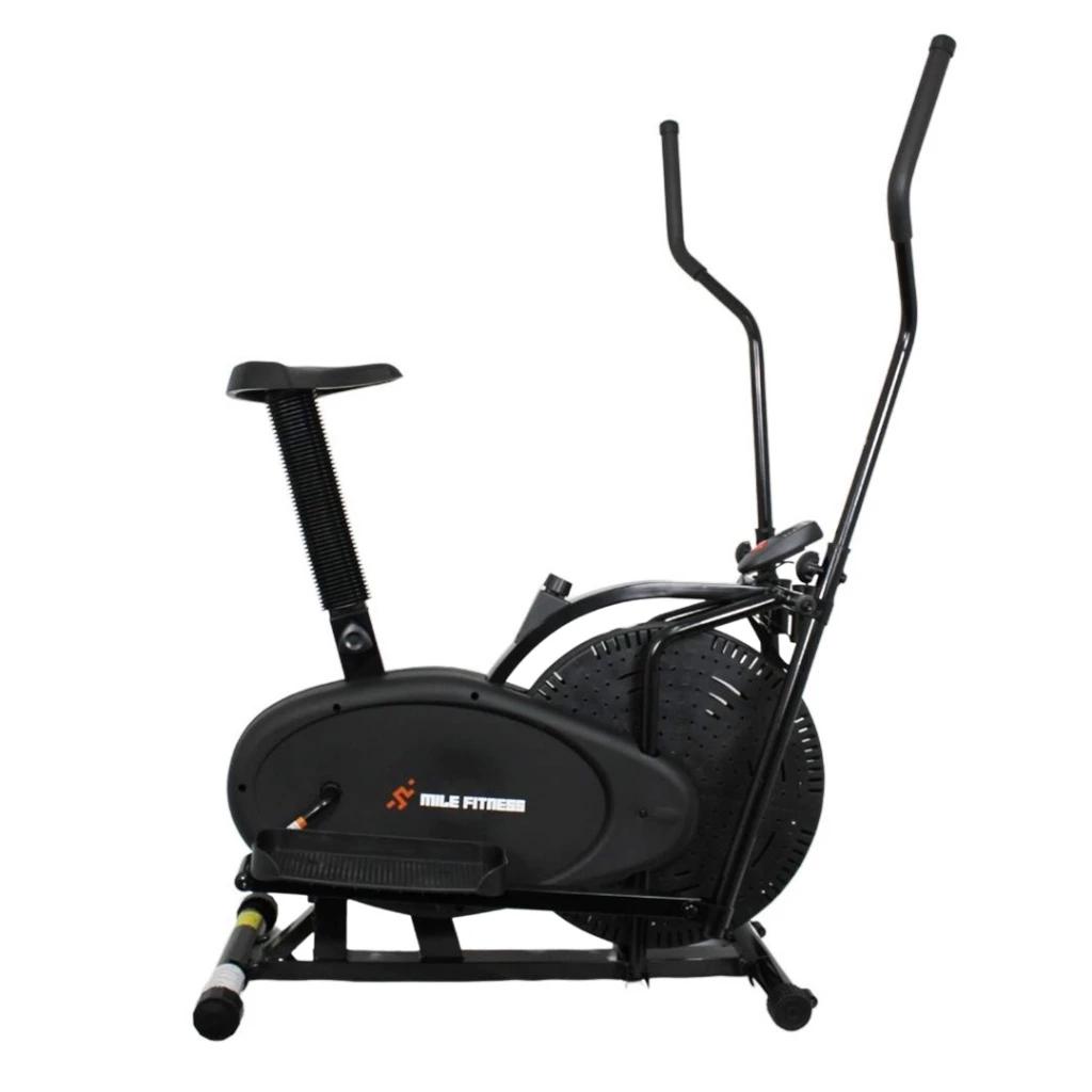 Simulador Elíptico Com Resistência Mile Fitness Suporta Até 150kg Ideal Para Treinos Sem Impacto E Queima De Calorias