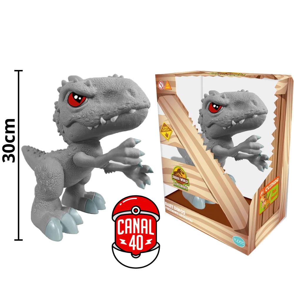 Boneco Articulado 30cm Baby Dinossauro Com Ou Sem Som Mecanismo Jurassic World Dinos Universal Pupee