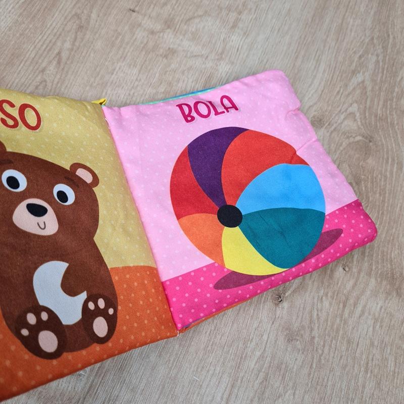 Livro Pano Palavras Vamos Brincar E Aprender