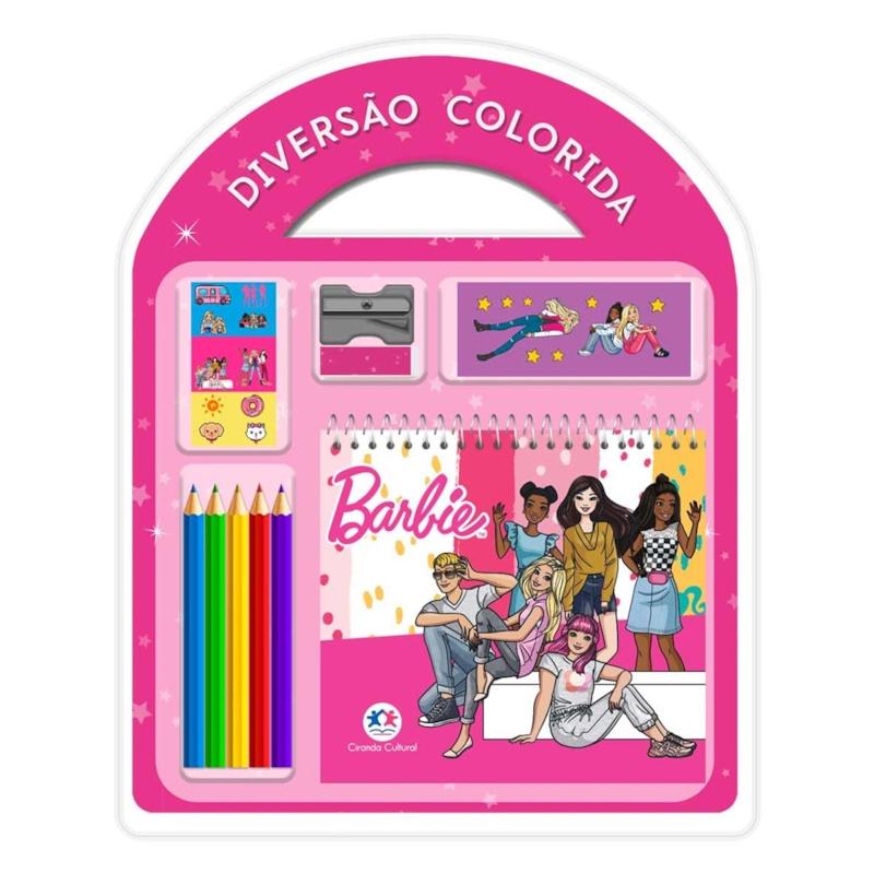 Livro Barbie Diversão Colorida