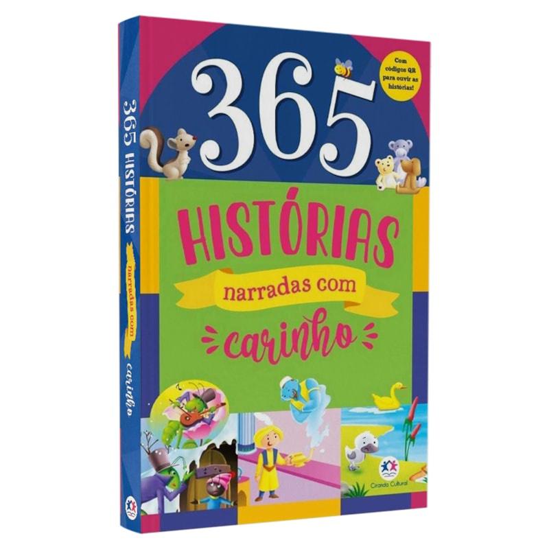 Livro 365 Historias Narradas Com Carinho Com Códigos Qr Para Ouvir As Histórias