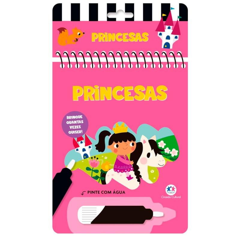 Livro Aquabook Princesas Pinte Com Água