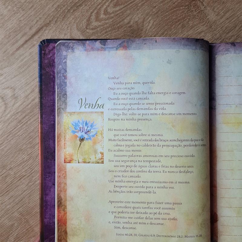 Livro Diário Devocional Fala Comigo Jesus Capa Dura