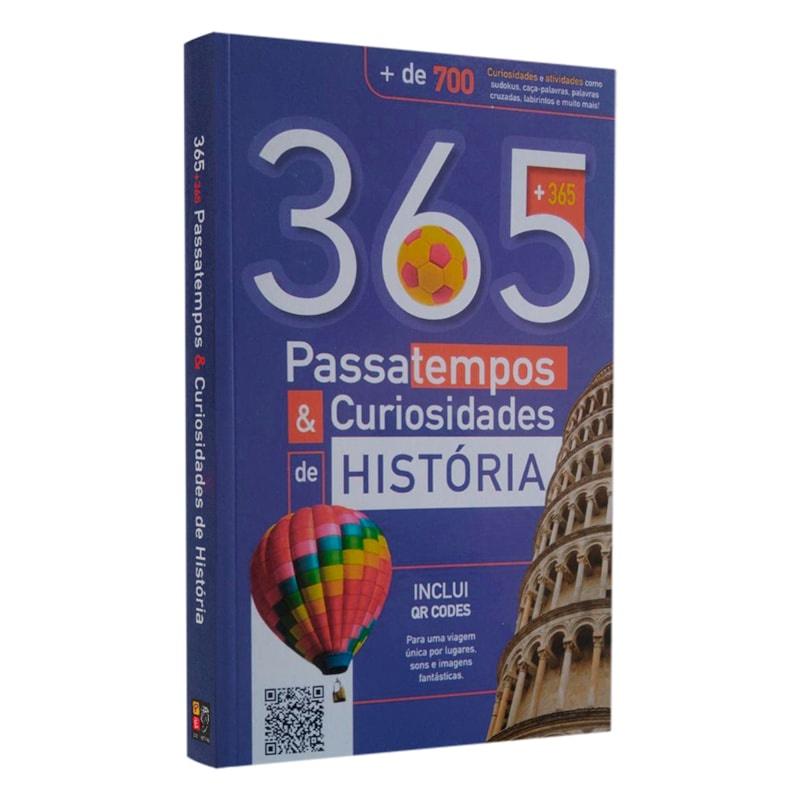 Livro 365 Passatempos Curiosidades De Historia Inclui Qr Codes