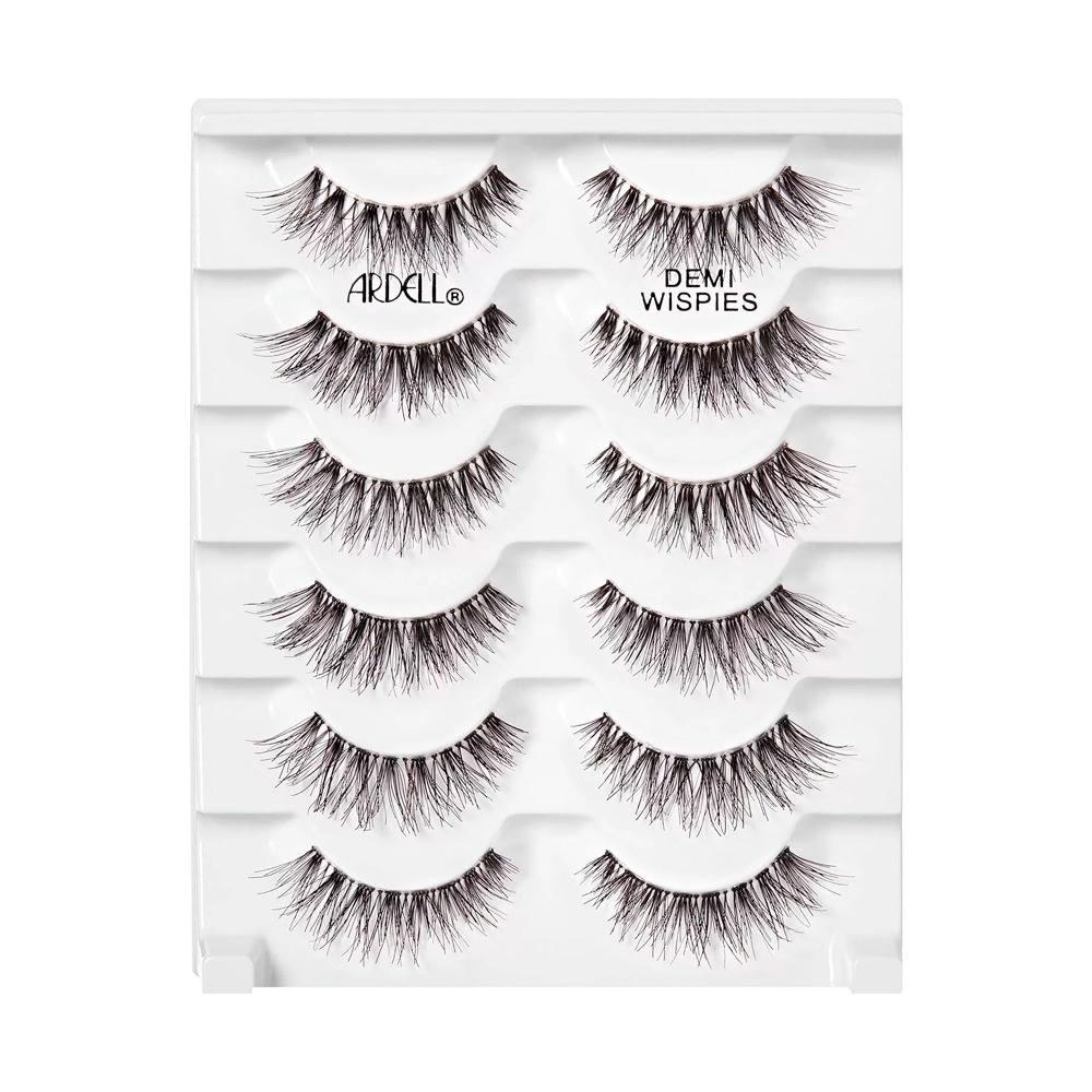 Cílios Postiços Ardell Demi Wispies Black Pacote 6 Pares