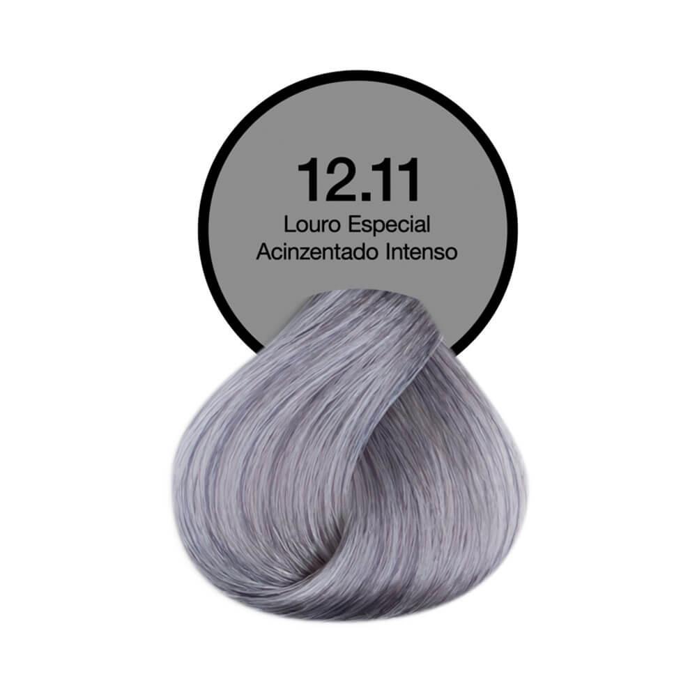 Coloração Permanente Acquaflora 12.11 Louro Especial Acinzentado Intenso 60g