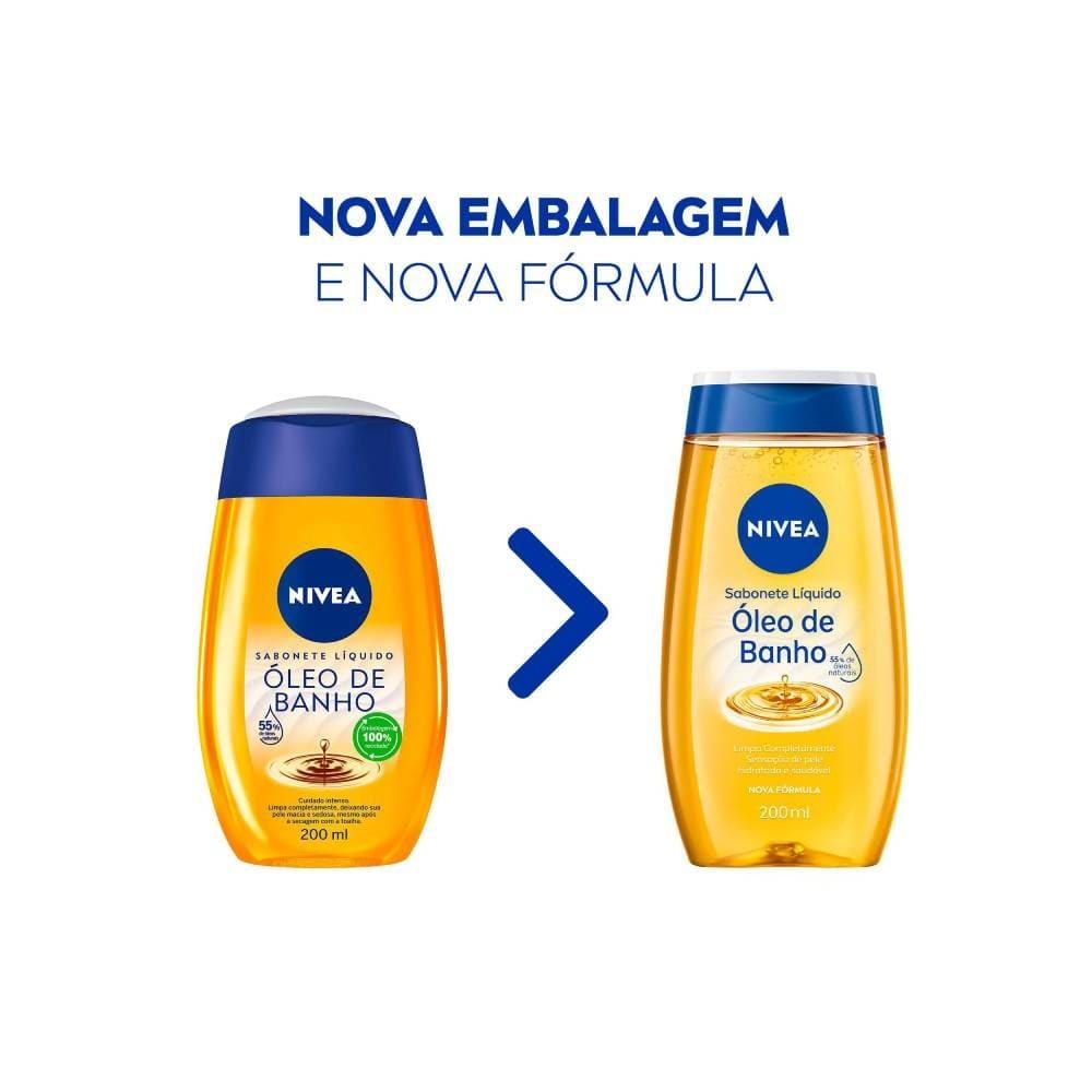 Sabonete Líquido Nivea Óleo De Banho 200ml