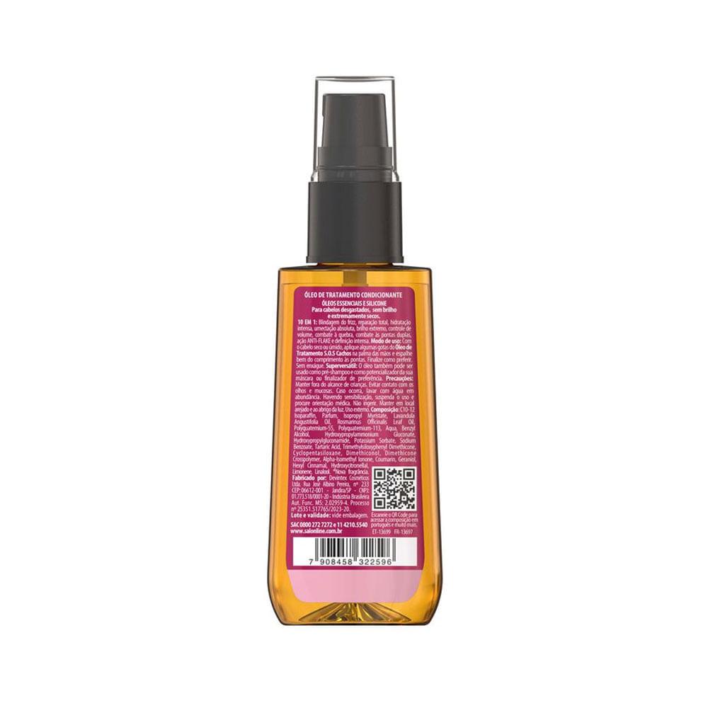 Óleo De Tratamento Salon Line Sos Cachos 10 Em 1 Multibenefícios 42ml