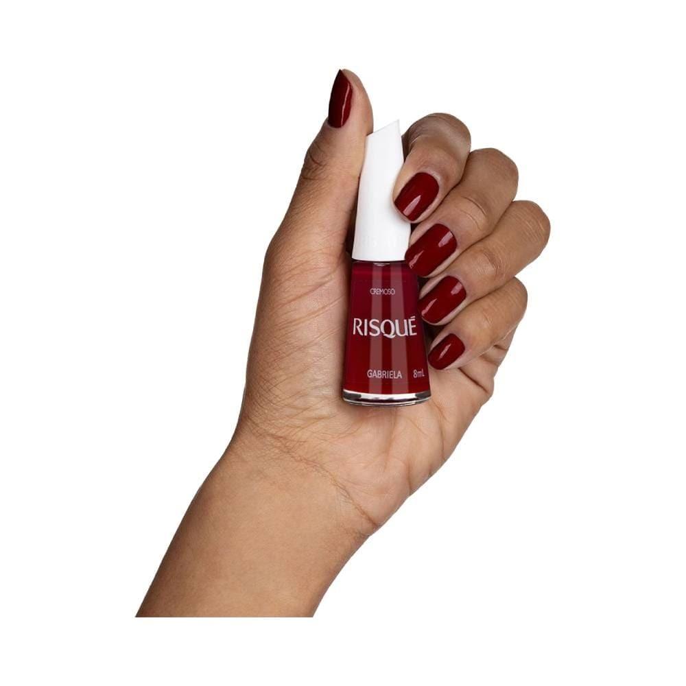 Esmalte Risqué Vermelho Cremoso Gabriela