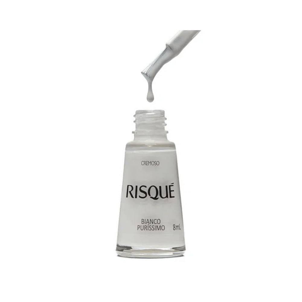 Esmalte Risqué Branco Cremoso Bianco Puríssimo