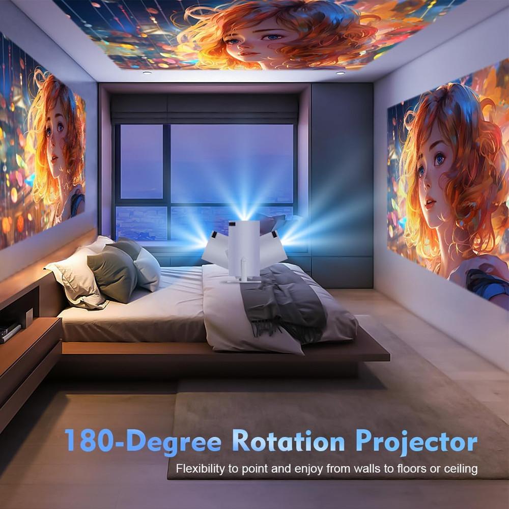 Projetor Magcubic Hy300 PRO 4K Android 14 Wifi 6 Bt 5.4