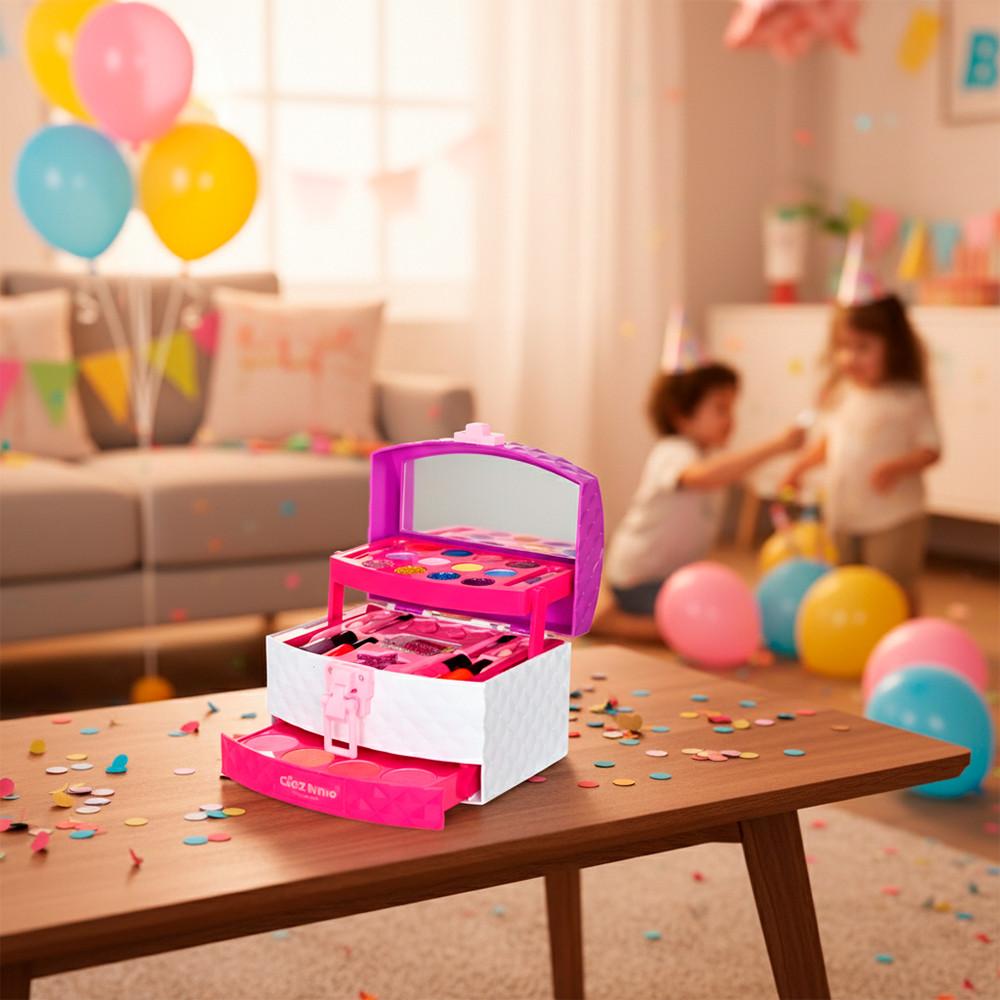 Makeup Chezninio Kit Maquiagem Infantil Lavável P/meninas