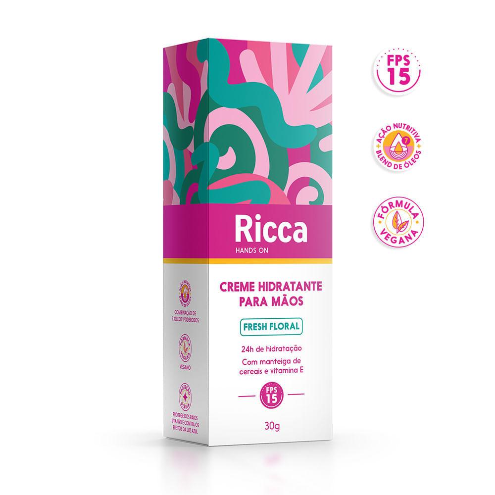 Creme Hidratante Para Mãos Fps15 Fresh Floral Ricca