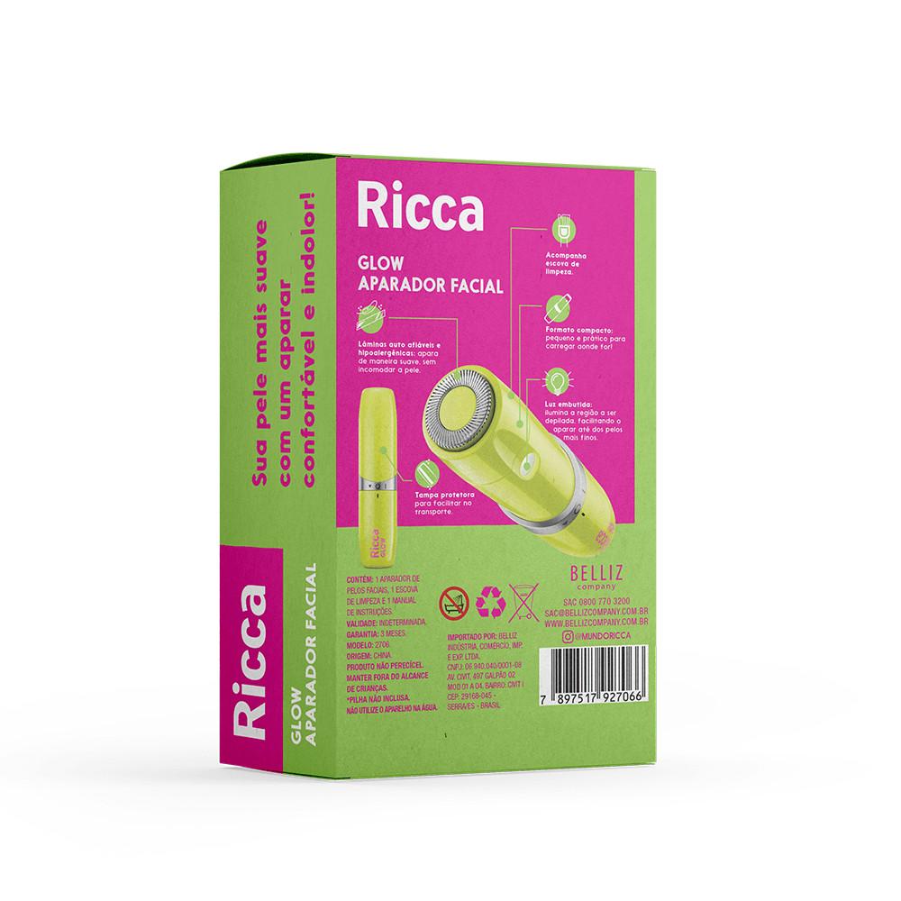 Ricca Glow Aparador De Pelos Faciais