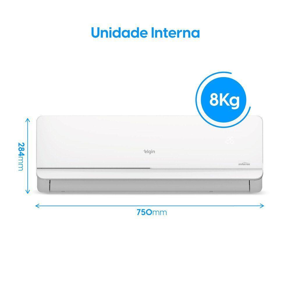 Ar Condicionado Split Inverter Elgin Eco Star 12000 Btus Frio 127V Hsfc12c1ibcb