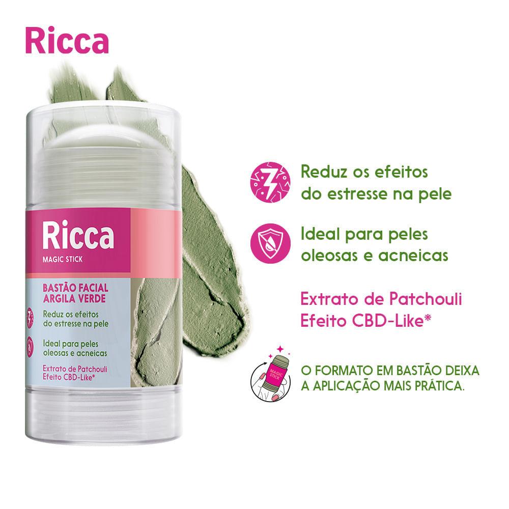 Bastão Facial Argila Verde Ricca
