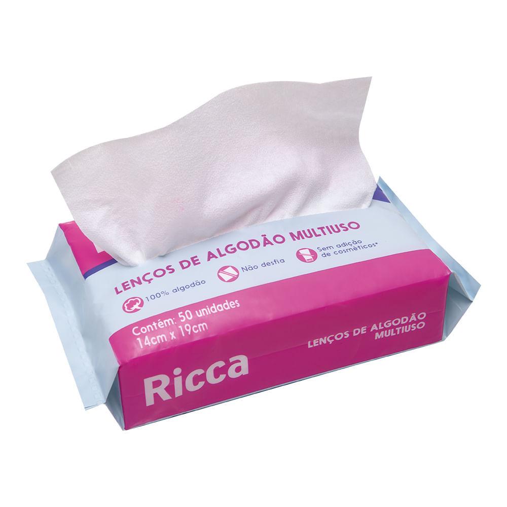 Kit Com 2 Lenços De Algodão Multiuso Ricca