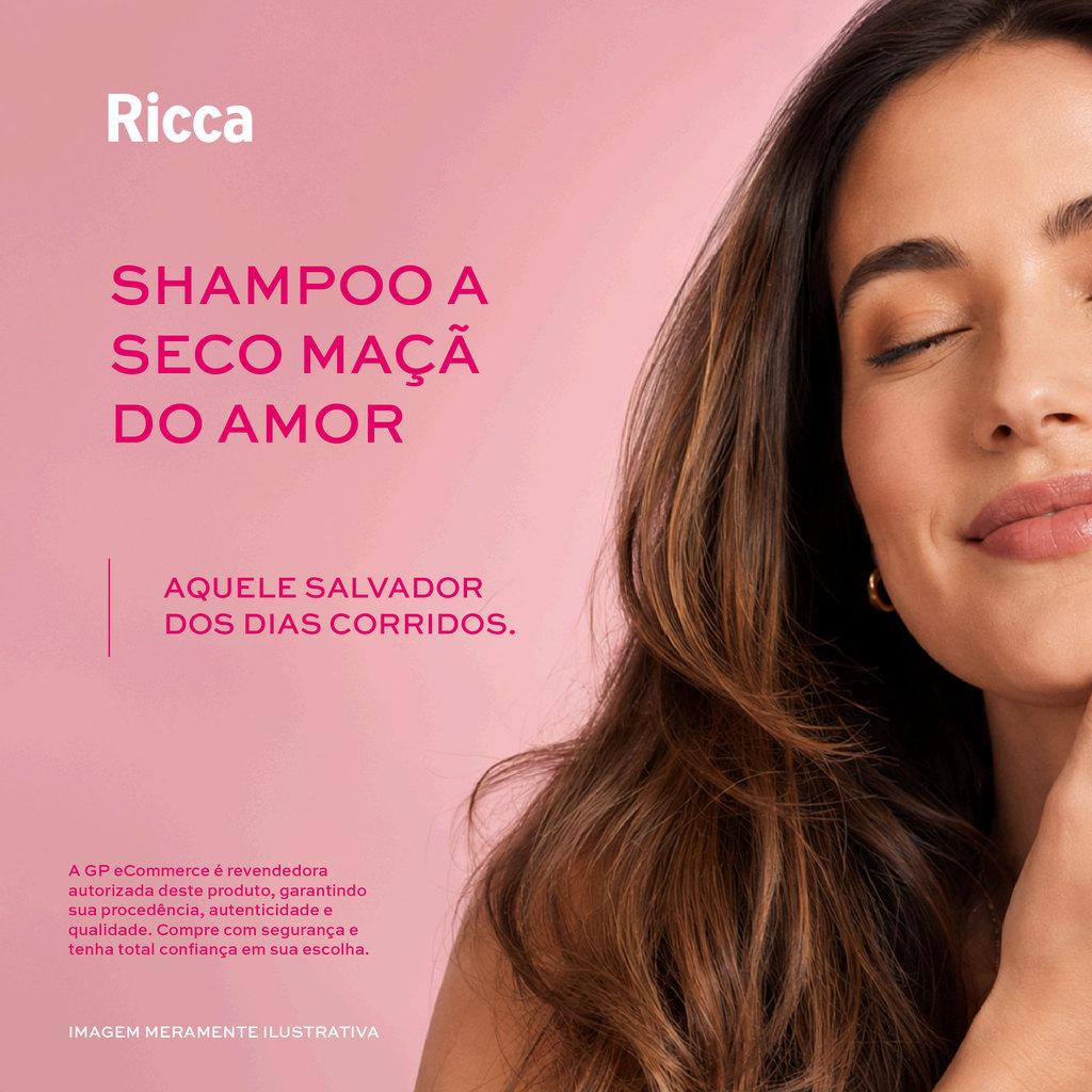 Shampoo A Seco Para Cabelos Ricca Maçã Do Amor 50ml