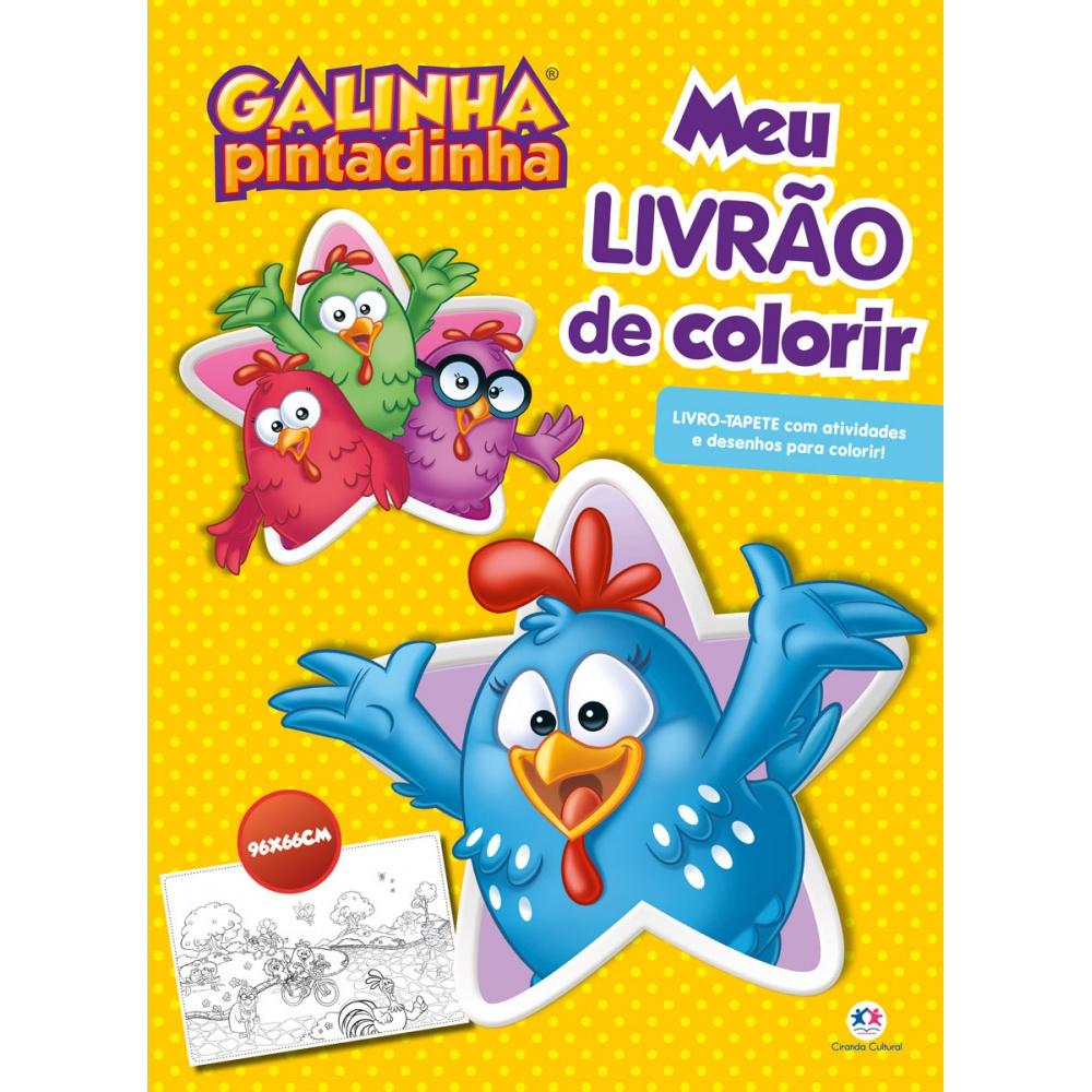 Livro - Galinha Pintadinha - Meu Livrão De Colorir - Ciranda Cultural