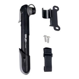 Mini Bomba Giyo Gp-41 Com Manômetro Bico Fino E Grosso Para Bike