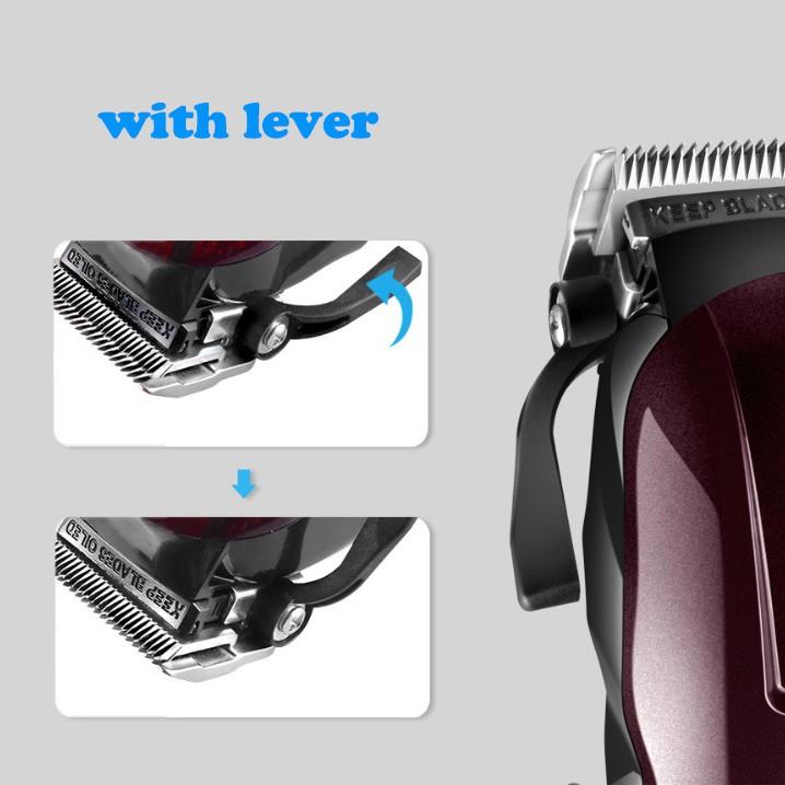 Kemei Km-2600 Máquina De Cortar Cabelo Elétrico 9w Potente Recarregável 2200mah