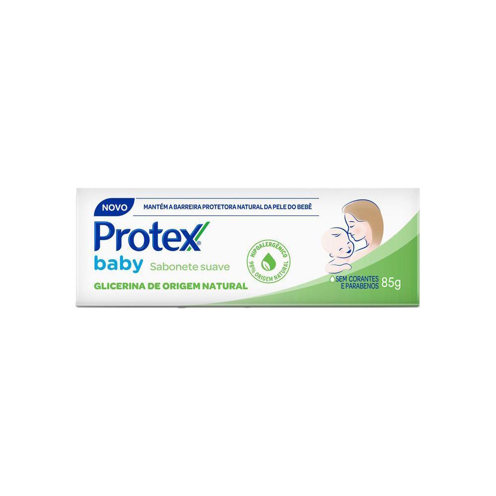 Sabonete Em Barra Protex Baby Suave Glicerina Natural 85g