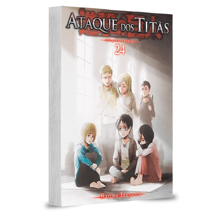 Mangá - Ataque Dos Titãs - 24 - Série Original