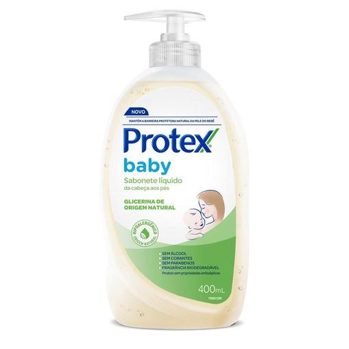 Sabonete Líquido Protex Baby Da Cabeça Aos Pés Glicerina Natural 400ml