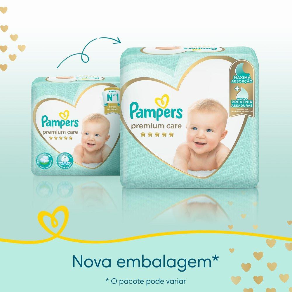 Fralda Pampers Premium Care Nova Mega Tamanho Xxg 24 Unidades