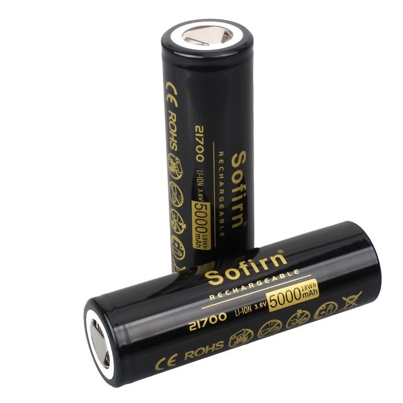 Lanterna Retráctil Super Brilhante Zoom Embutida 21700 Bateria Recarregável Sofirn 5.000mah 18wh 48A 10C