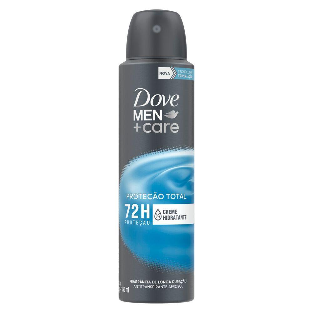 Kit Com 3 Desodorantes Antitranspirantes Aerosol Dove Cuidado Total 150ml