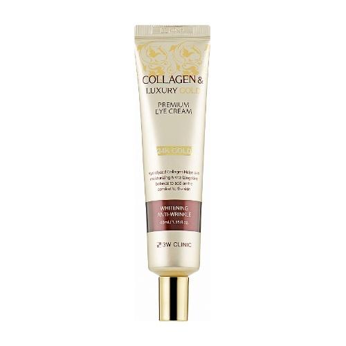 Creme De Olhos Dourado Luxuoso Com Colágeno Clínico 3w 40g