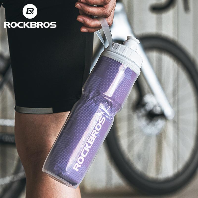 Bicicleta Com Isolamento Rockbros De Água Mtb Estrada Esportes 670ml Acessórios