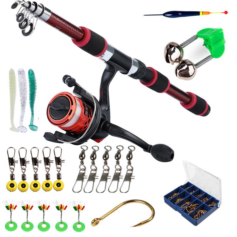 Vara De Pesca Com Carretilha Isca Sougayilang 1.8M 5.2 1 3BB MAX Drag 8kg