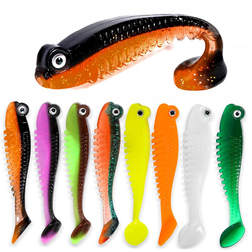 Sougayilang 1 Conjunto De Iscas De Pesca Corporal Mais Macias Colorful High Quality