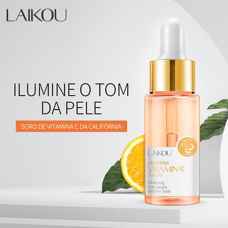 Laikou Creme Essência De Vitamina C Para Remover Manchas Escuras/Antioxidante/Cuidados Com A Pele 2pçs