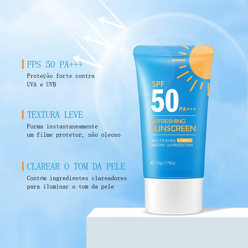 Laikou Protetor Solar Uv Clareador Para Rosto/corpo/spf50 Pa
