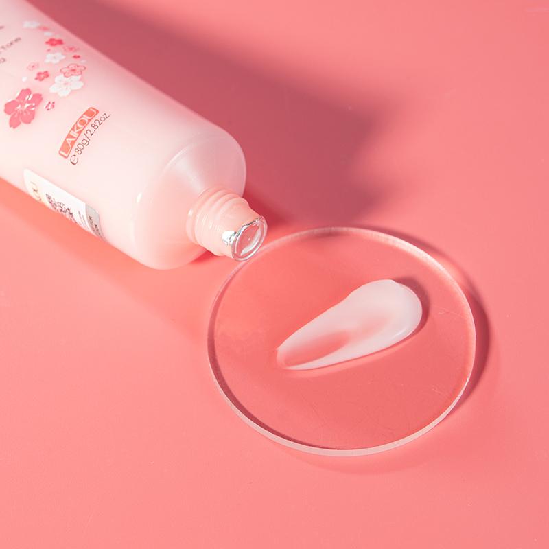 Laikou Máscara De Dormir Facial Sakura Com Flor De Cerejeira/creme Noturna 80g Moisturizing Brightening Skin Tone