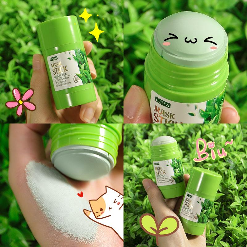 Fenyi Japão Flor De Cerejeira/chá Verde Máscara Sólida Stick Mesmo Tom De Pele Poros Apertados 40g