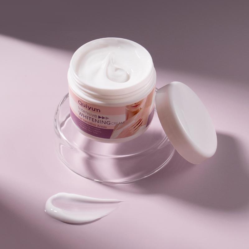Quiyum Creme Branqueador Intensivo Clareador De Tom Brilhante Hidratante Niacinamida Biquíni E Para Rabos 30g