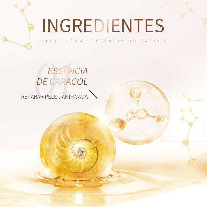 Laikou Creme Facial Para Reparo De Caracol/hialurônico/reduzir Rugas/hidratante/anti-idade 50g