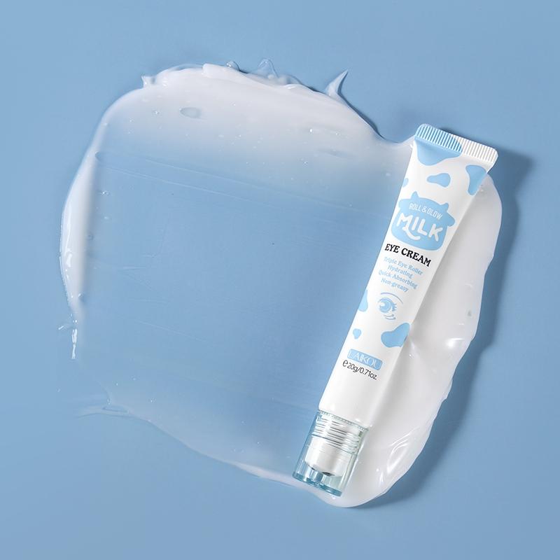 Laikou Rolo De Leite Creme De Olhos Brilhante Triplo Remover Círculos Escuros Hidratante De Saco 20g