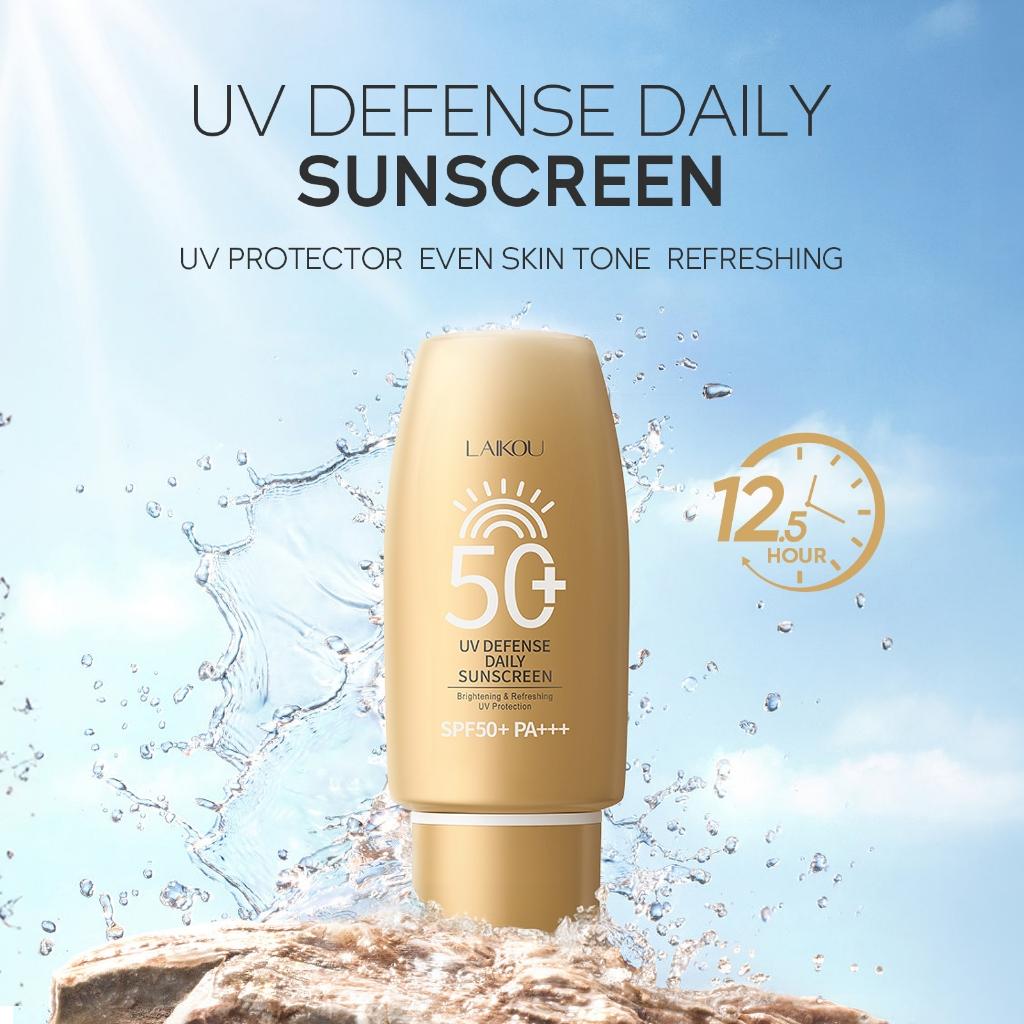 Laikou Protetor Solar Corporal Branqueador Spf50 Pa + Creme Sunblock Tone Up Suncream 50g