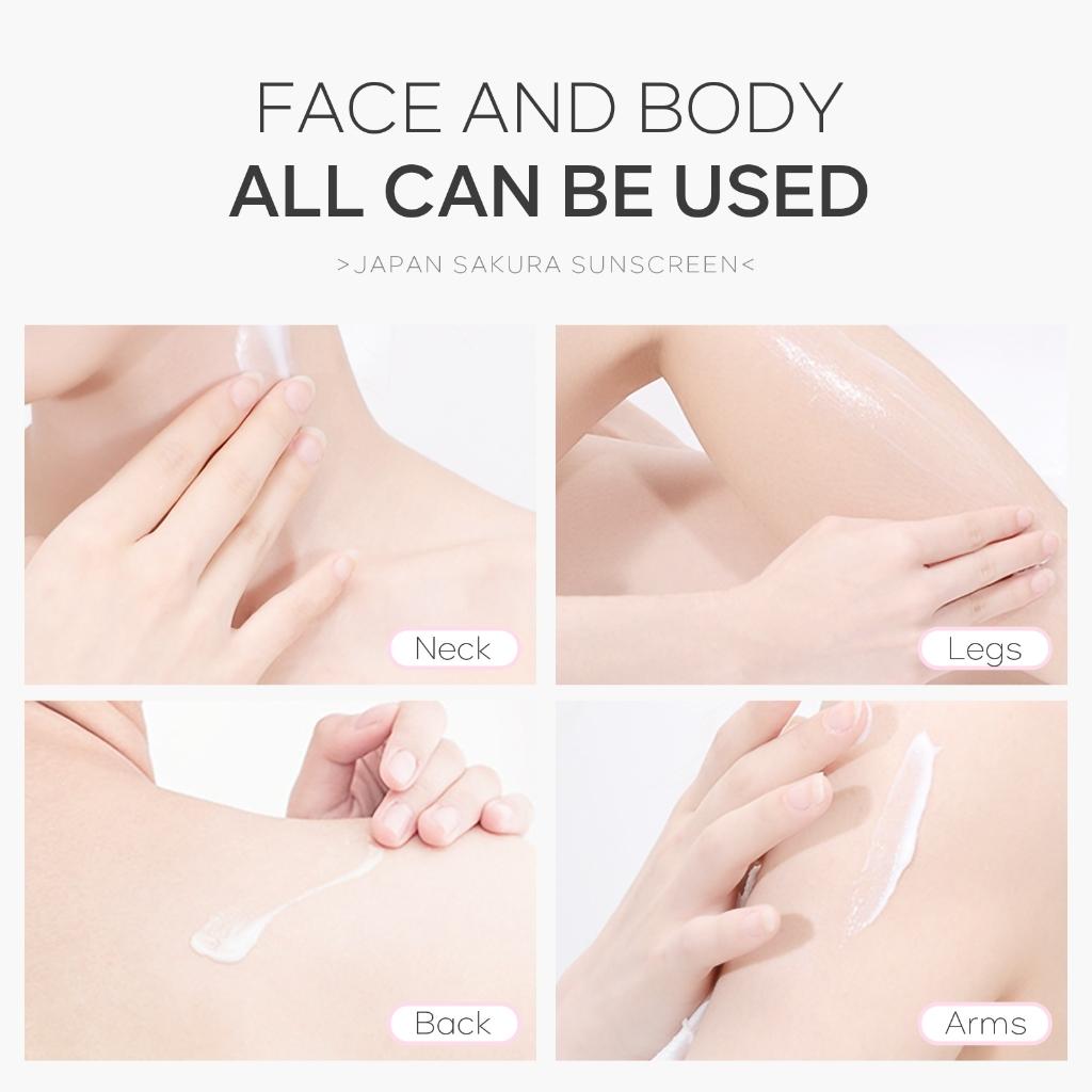Laikou Protetor Solar Facial Sakura Spf50 Pa + De Longa Duração À Prova D Água 8g