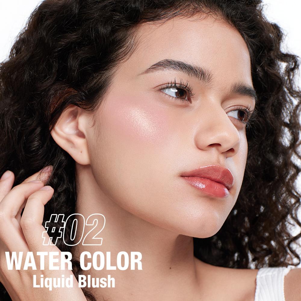 O.two.o Haute Dreamy Watercolor Liquid Blush Long Lasting Matte Silky Cheek Makeup Natural Moisturizing High Pigment