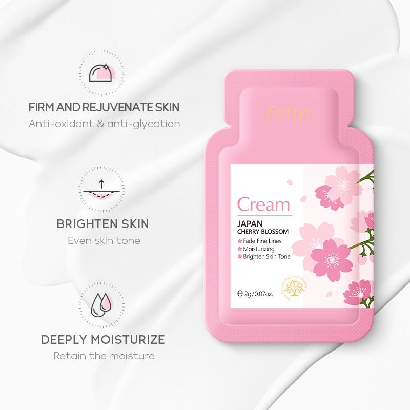 Fenyi Cherry Blossom Skin Care Creme Hidratante Facial Reduzir As Células Escuras Nutritivo Tônico De Limpeza Profunda